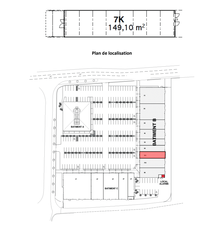 CARRÉ SUD - Bâtiment B - RDC - Lot K007 (ex Home and Child) 34/36 Avenue de Cournon – 63170 – AUBIERE