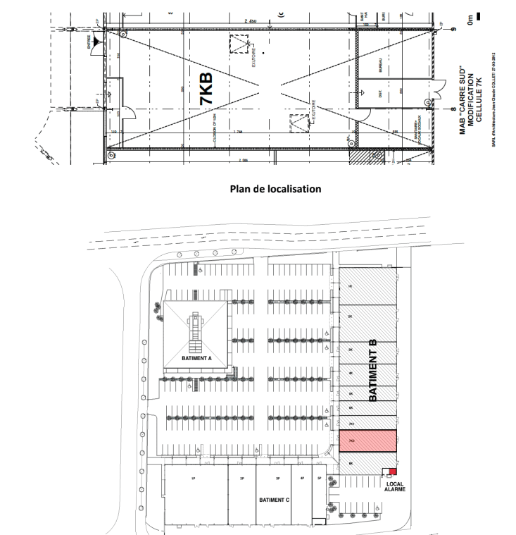 CARRÉ SUD - Bâtiment B - RDC - Lot K07B (ex Dream Away) 34/36 Avenue de Cournon – 63170 – AUBIERE