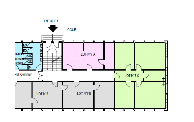 27, route du Cendre Cournon d’Auvergne BUREAUX Lot 007A– 1 er étage