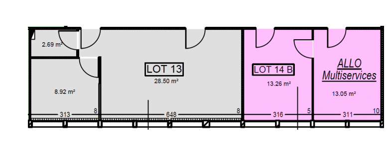 27, route du Cendre Cournon d’Auvergne BUREAUX Lots 0013 et 014B – 2ème étage