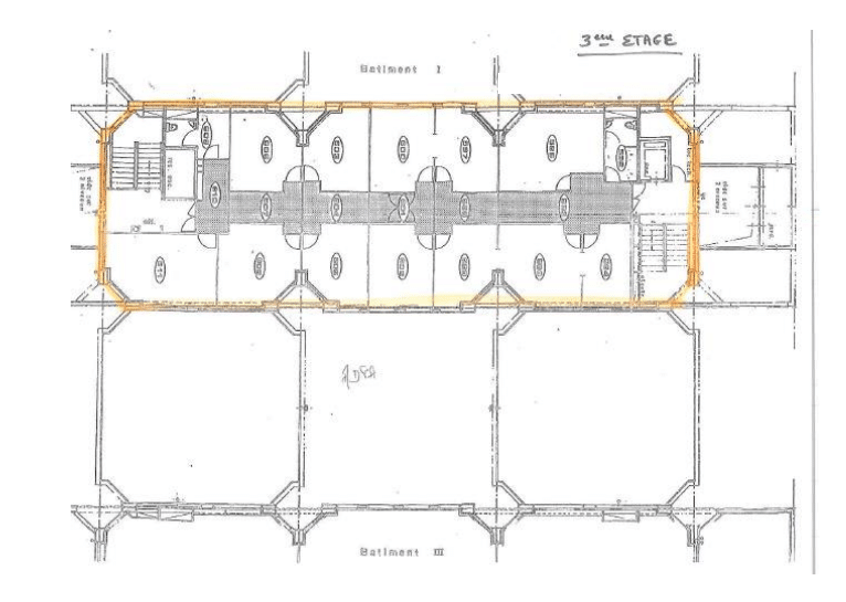 ÉCHIROLLES 17, avenue Salvador Allende BUREAUX Lot 0003 – 3 ème étage